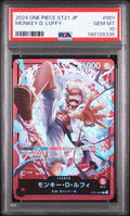 2024 One Piece Monkey D. Luffy Gear 5 ST21-001 (Japanese) – PSA 10 — PSA cert 148128336 — front