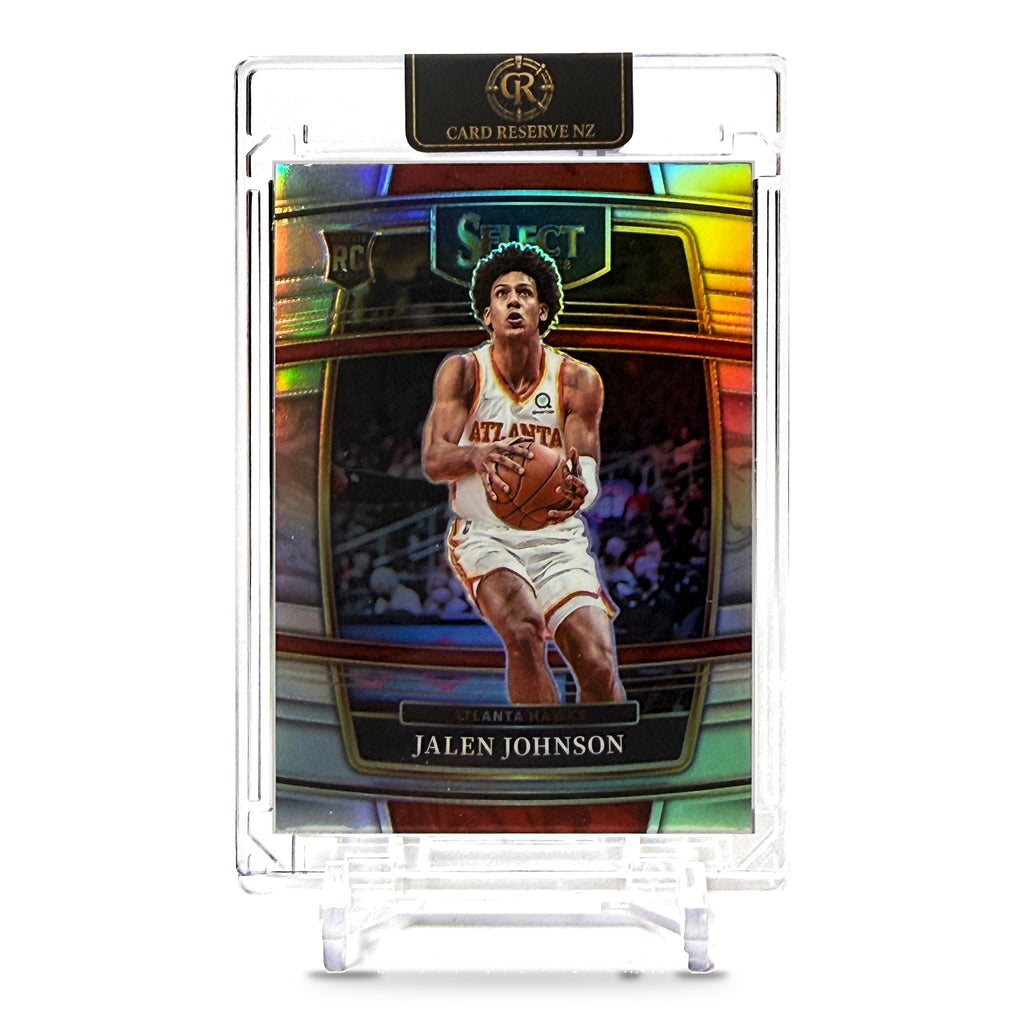 Jalen Johnson Select Concourse Silver Prizm rookie #17 front