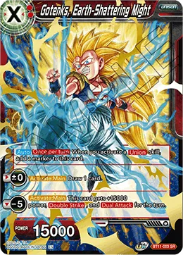 21 Dragon Ball Super Gotenks, Earth-Shattering Might BT11-003 (2nd Edition) - Gotenks, Earth-Shattering Might BT11-003 catalogue image