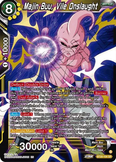 16 Dragon Ball Super Majin Buu, Vile Onslaught BT20-104 - Majin Buu, Vile Onslaught BT20-104 catalogue image