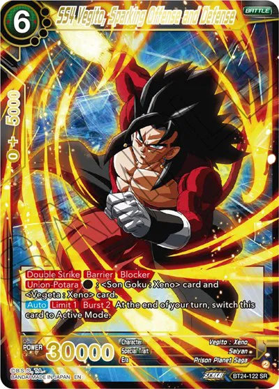 SS4 Vegito, Sparking Offense and Defense BT24-122 catalogue image