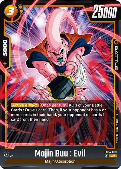 09 Dragon Ball Super Fusion World Majin Buu : Evil FB04-093 - Majin Buu : Evil - FB04-093 FB04-093 catalogue image