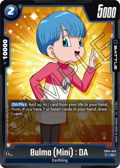 29 Dragon Ball Super Fusion World Bulma (Mini) : DA FB04-043 - Bulma (Mini) : DA FB04-043 catalogue image