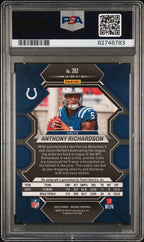 2023 Panini Mosaic Anthony Richardson Autograph #282 — PSA 9 — Auto Authentic — PSA cert 82748783 — back
