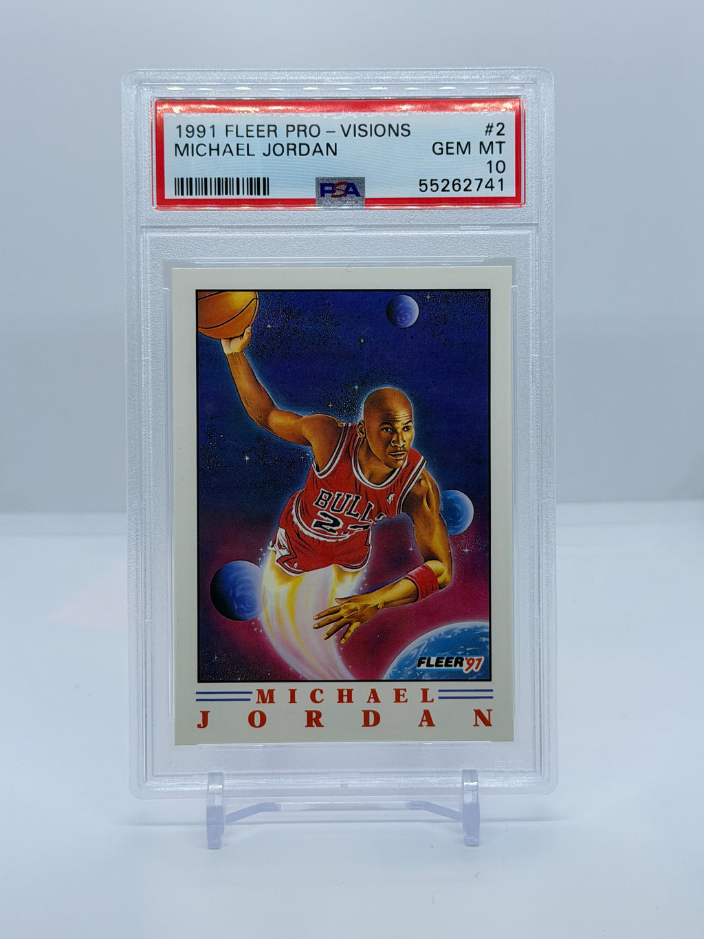 1991 Fleer Pro-Visions Michael Jordan #2 – PSA 10
