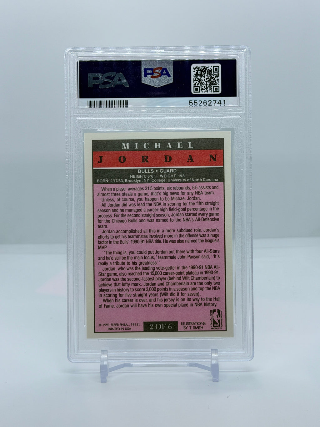 1991 Fleer Pro-Visions Michael Jordan #2 – PSA 10