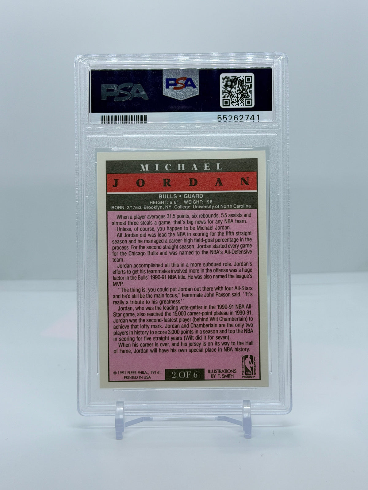 1991 Fleer Pro-Visions Michael Jordan #2 – PSA 10
