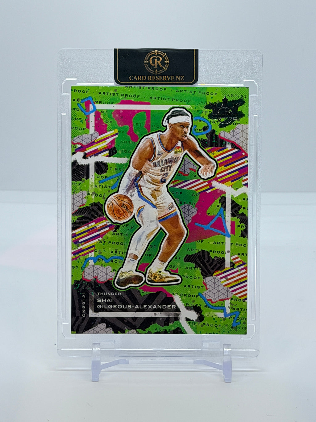 2020-21 Panini Court Kings Shai Gilgeous-Alexander Artist Proof #2 — Raw