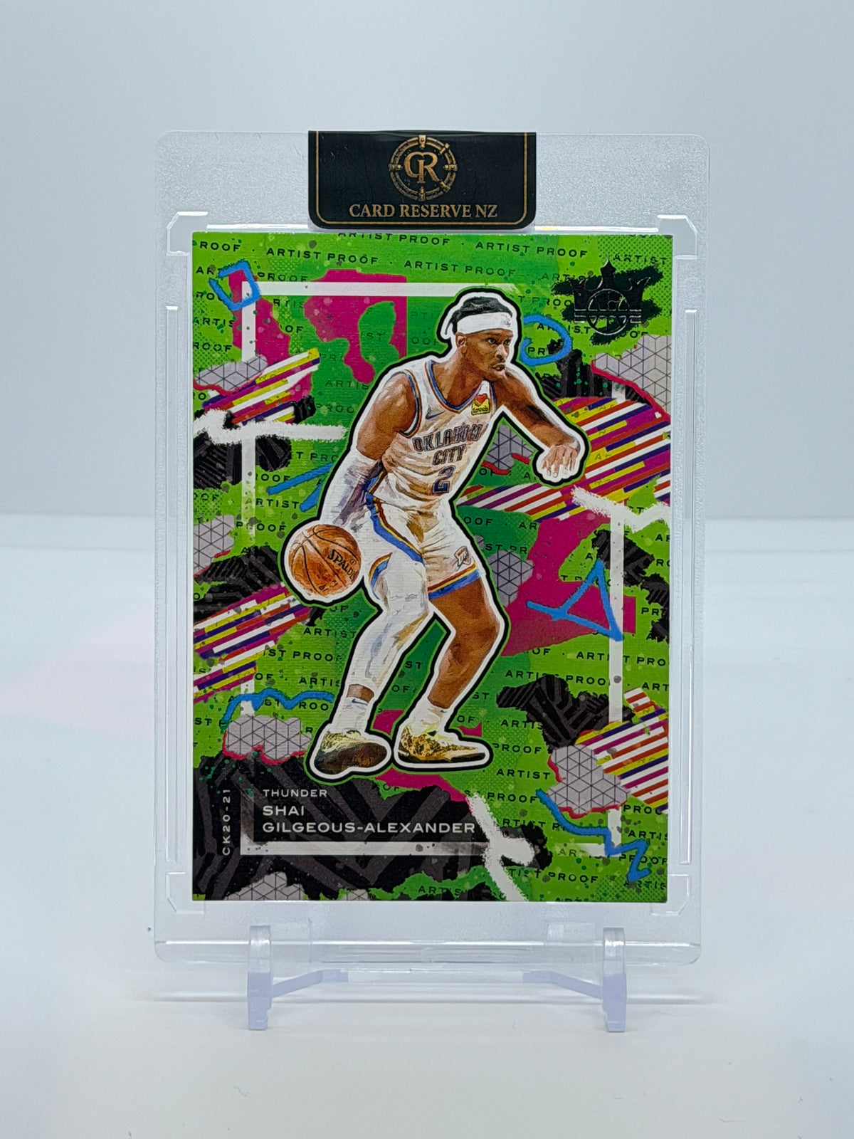 2020-21 Panini Court Kings Shai Gilgeous-Alexander Artist Proof #2 — Raw