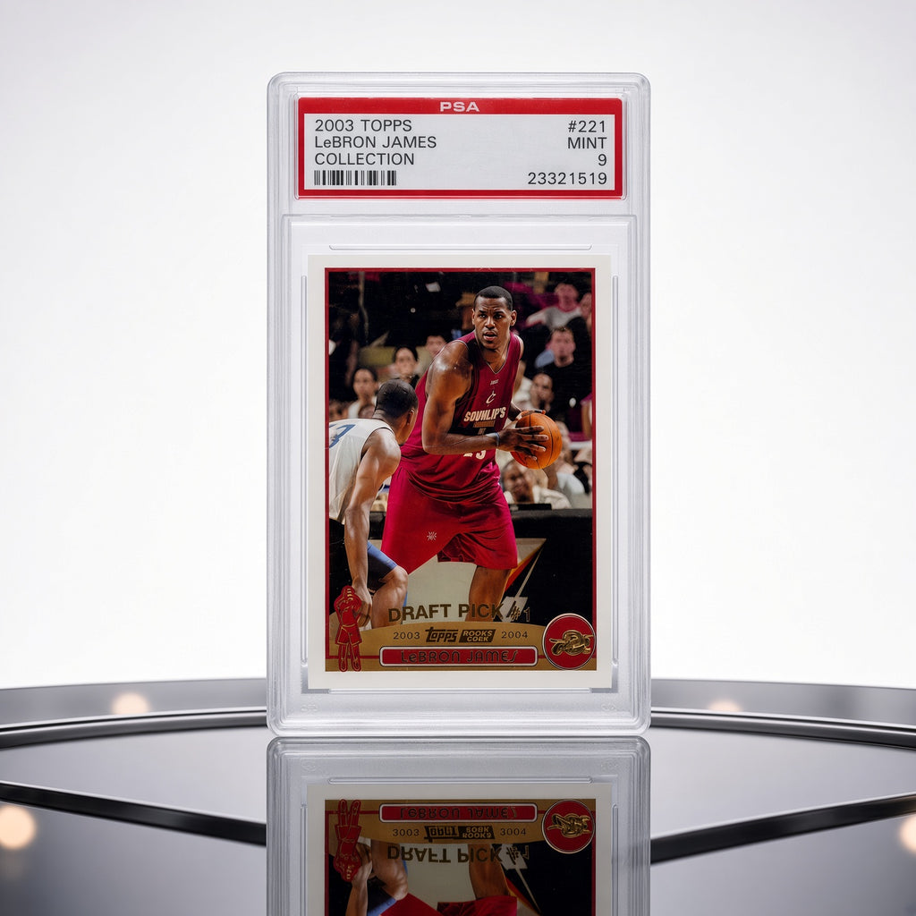 2003 Topps LeBron James Collection #221 ROOKIE -RC – PSA 9