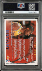 1996 Topps Kobe Bryant #138 – PSA 9 — PSA cert 152491585 — back