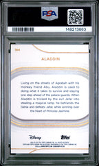 2025 Topps Chrome Disney Aladdin Black Mini Diamonds #184 – PSA 8 — PSA cert 148213863 — back
