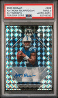 2023 Panini Mosaic Anthony Richardson Autograph #282 — PSA 9 — Auto Authentic — PSA cert 82748783 — front