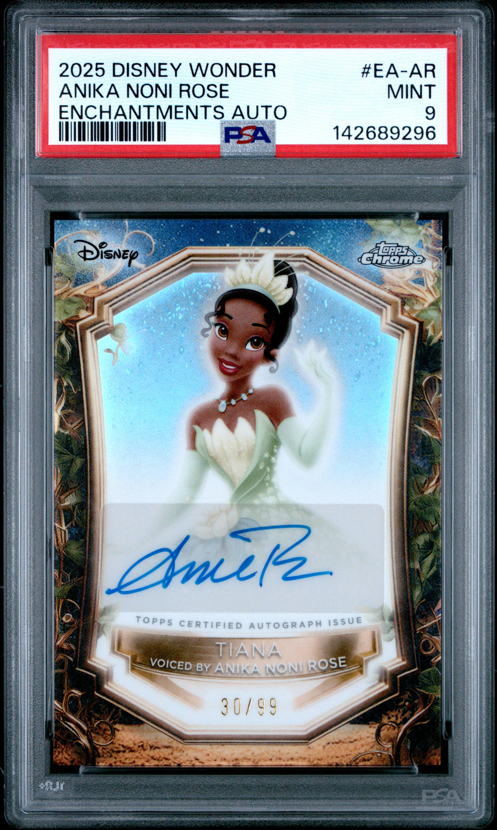 2025 Topps Disney Wonder Enchantments Autographs Anika Noni Rose #EA-AR – PSA 9 — PSA cert 142689296 — front