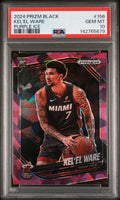 2024 Panini Prizm Black Kel'el Ware Purple Ice #156 – PSA 10 — PSA certificate 142765679 — front