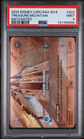 2024 Disney Lorcana Azurite Sea Treasure Mountain - Azurite Sea Island Enchanted #222 – PSA 9 — PSA cert 141159698 — front