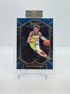 2020-21 Panini Select Anthony Edwards #61 — Concourse - Retail Blue Base Rookie front