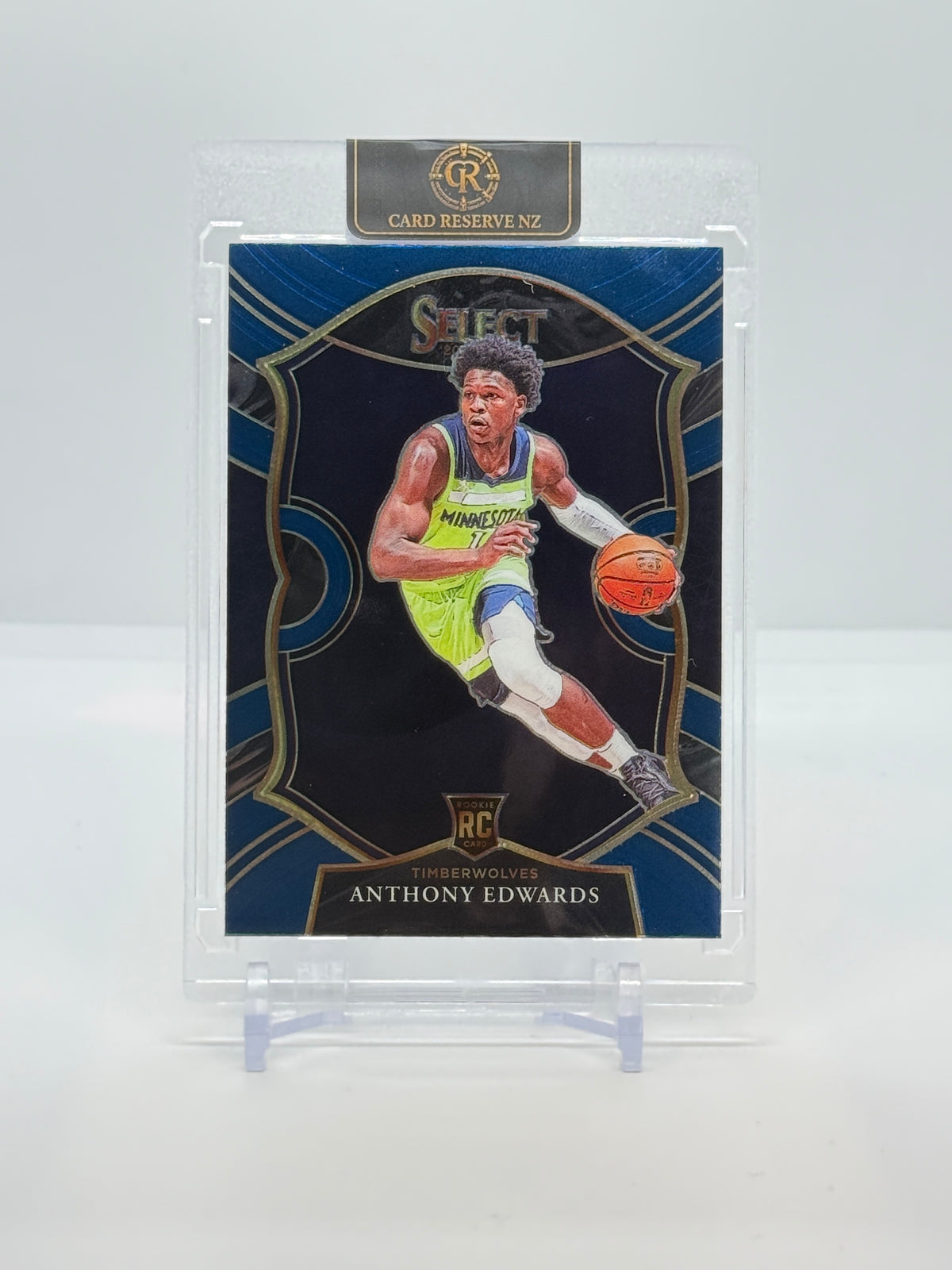 2020-21 Panini Select Anthony Edwards #61 — Concourse - Retail Blue Base Rookie front