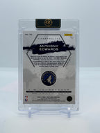 Anthony Edwards Panini Court Kings Rookies Level I back - actual card