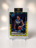 Anthony Edwards Donruss Green Yellow Laser front — actual card