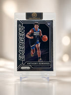 Anthony Edwards Prizm Emergent base front — actual card
