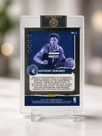 2020-21 Panini Donruss Anthony Edwards Great X-Pectations Base Rookie #1 — back