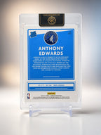 2020-21 Panini Donruss Anthony Edwards Rated Rookie Base #201 — back