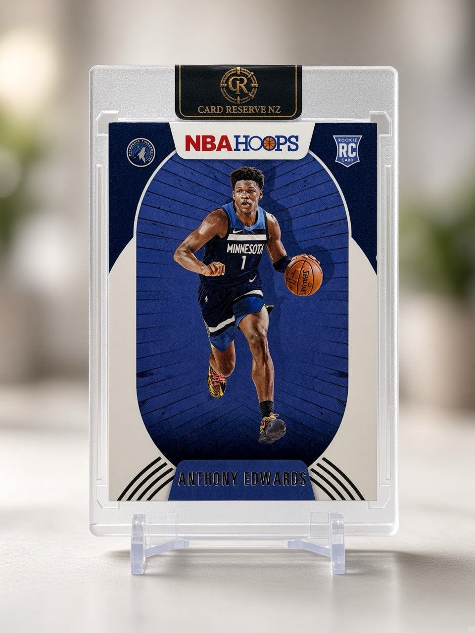 2020-21 Panini NBA Hoops Anthony Edwards Base Rookie #216 — front