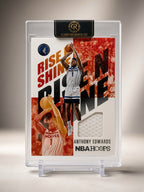 2020-21 Panini NBA Hoops Anthony Edwards Rise N Shine Memorabilia #RNS-AED — front