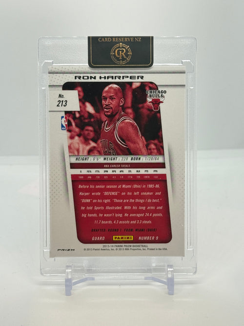 2013-14 Panini Prizm Ron Harper Silver Prizm #213 — Raw — back