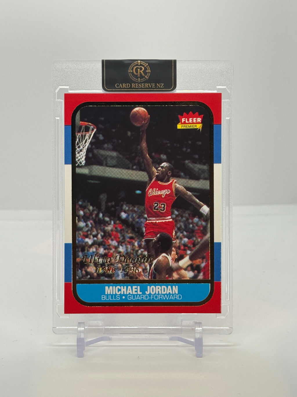 1996-97 Fleer Ultra Michael Jordan Ultra Decade U-4 — Raw — front
