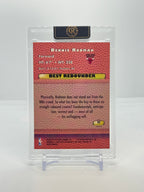 1997-98 Bowman's Best Dennis Rodman Best Techniques Atomic Refractor T7 — Raw — back