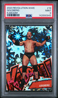 2023 Panini Revolution WWE Kaboom! Goldberg #19 — PSA 9 — front