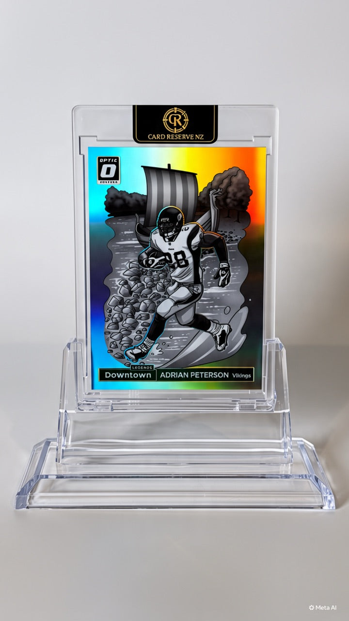 2024 Panini Donruss Optic Downtown Legends Adrian Peterson #8 — Raw — front