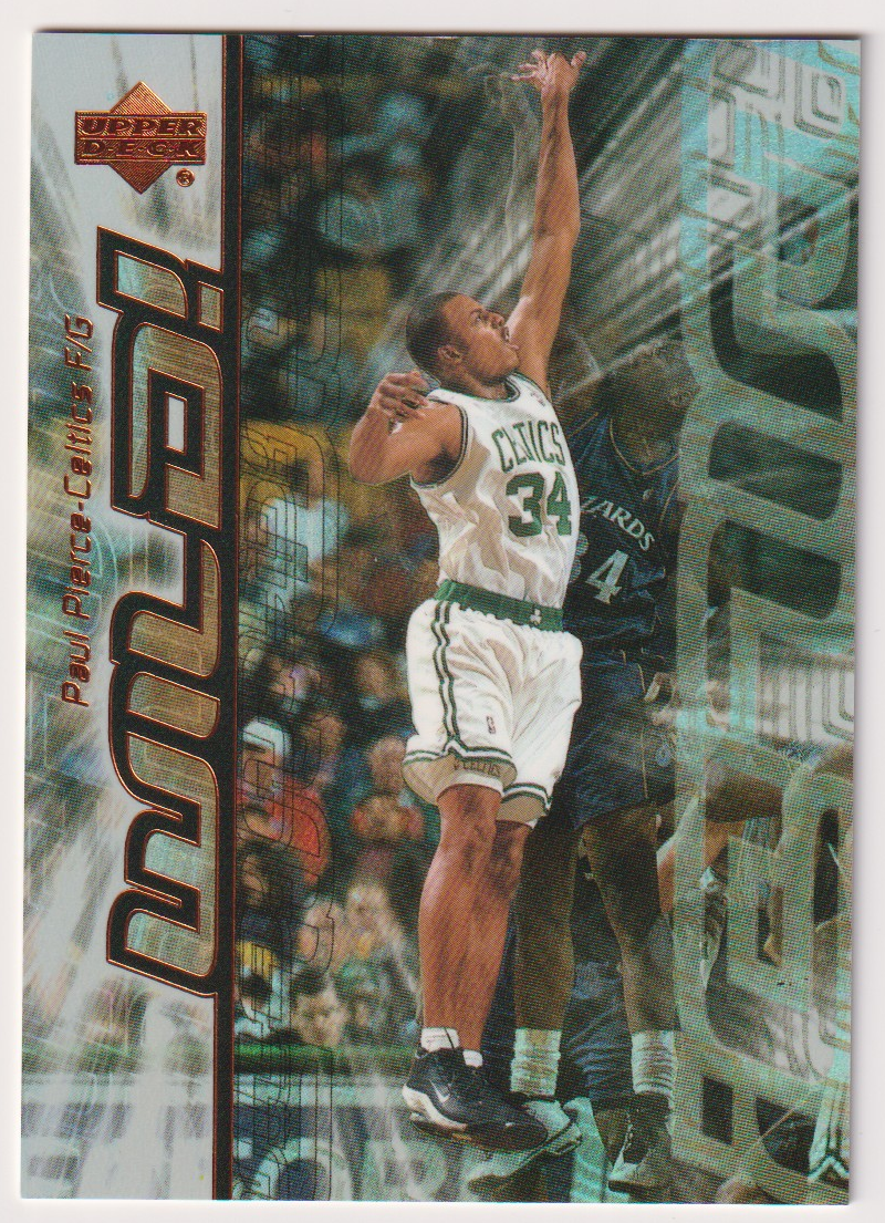 Paul Pierce 1999-00 Upper Deck Wild! #W17 actual front scan
