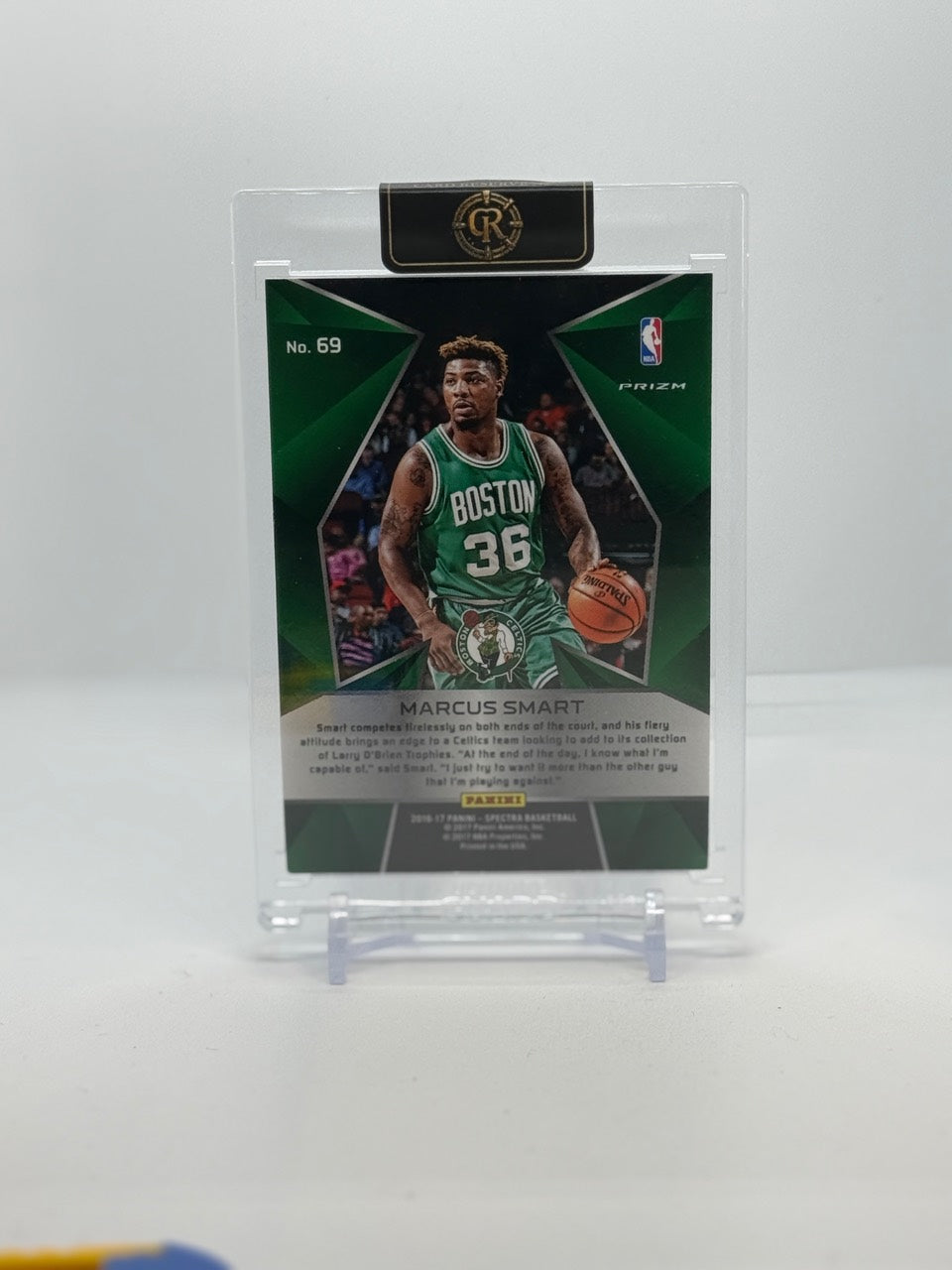 Marcus Smart 2016-17 Silver Prizm back