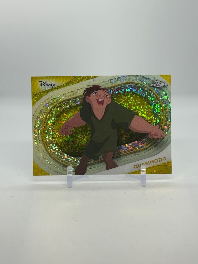 2025 Quasimodo Yellow Mini Diamond Refractor #194 — front