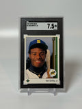1989 Upper Deck Ken Griffey Jr. #1 — SGC 7.5 — front