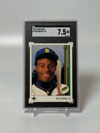 1989 Upper Deck Ken Griffey Jr. #1 — SGC 7.5 — front