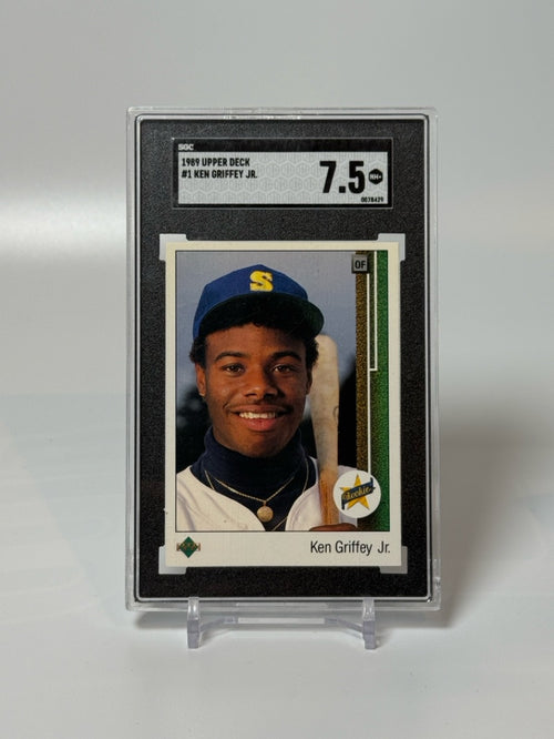1989 Upper Deck Ken Griffey Jr. #1 — SGC 7.5 — front