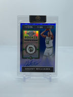 Grant Williams Blue Rookie Ticket Variation autograph front