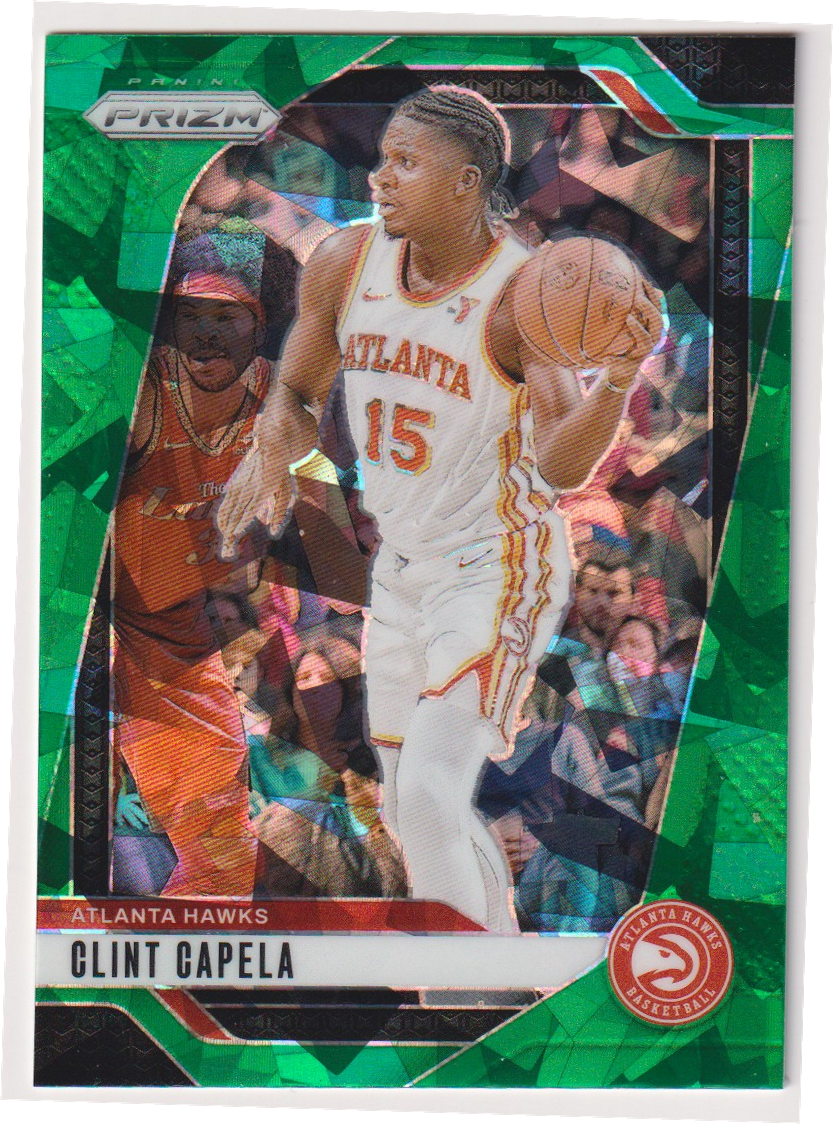 07 — 2024-25 Panini Prizm Clint Capela Green Ice #161 — Raw — actual card front
