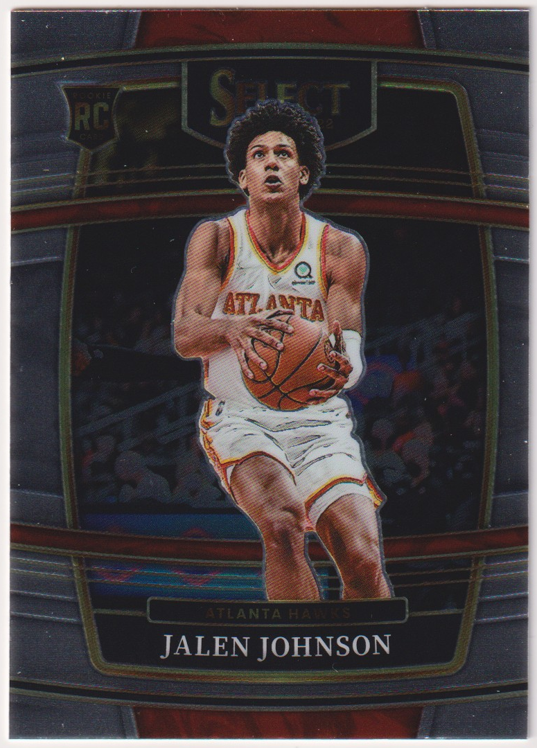 2021-22 Panini Select Jalen Johnson Concourse Silver Prizm #17 — additional physical copy front scan