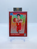 2021-22 Panini Donruss Optic Jalen Johnson Red Mojo #181 — actual card front