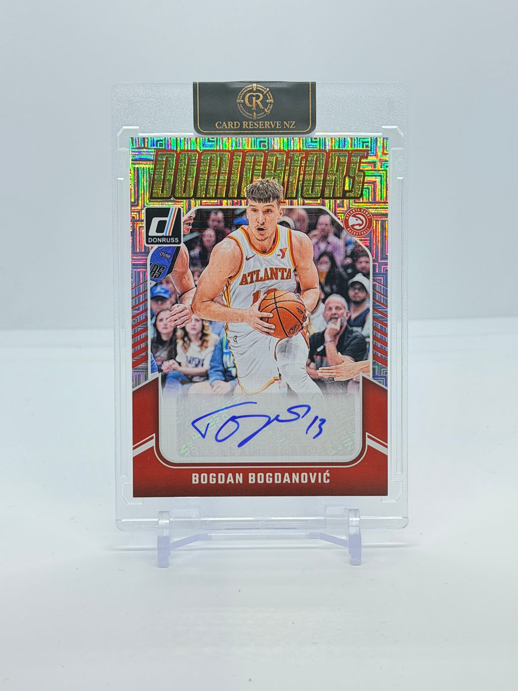 2024-25 Panini Donruss Bogdan Bogdanovic Dominators International Autograph (Unnumbered) #DA-BBH front