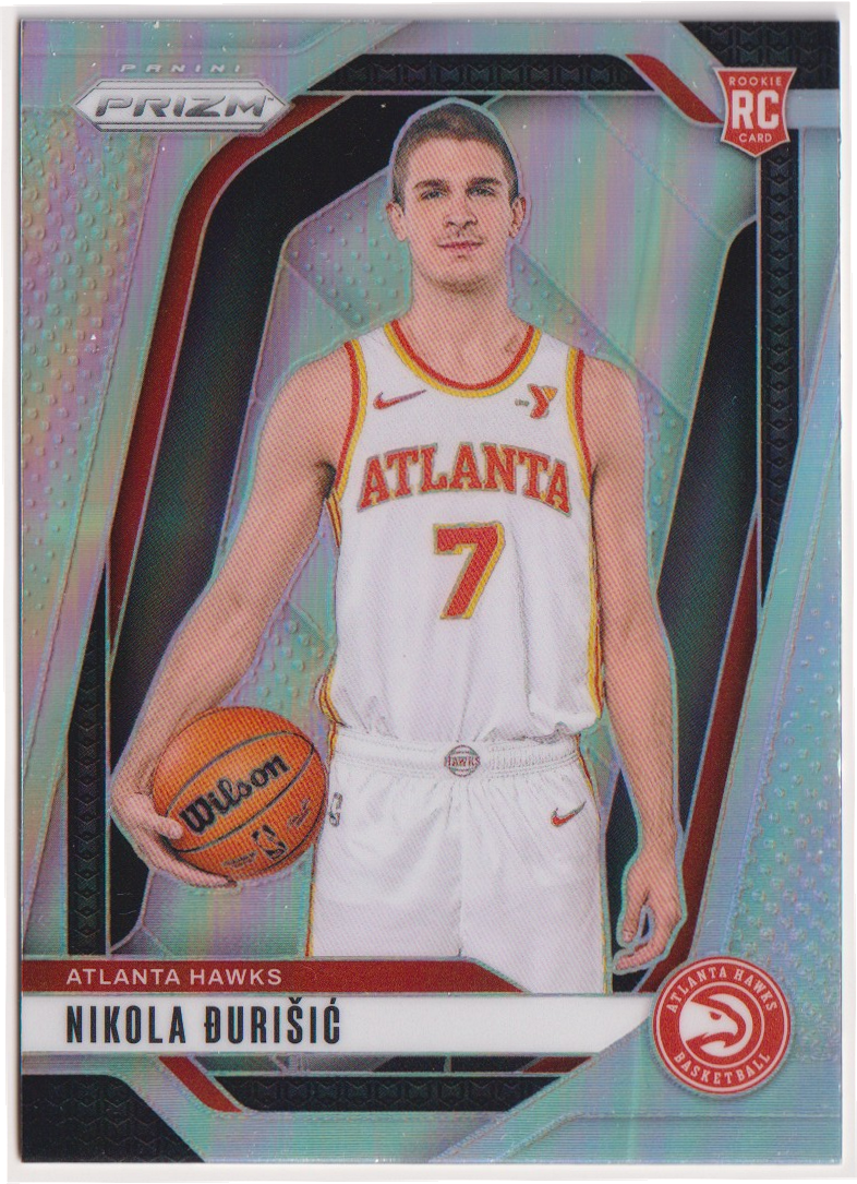 2024-25 Panini Prizm Nikola Djurisic Silver #229 — actual card front scan