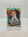 2024-25 Panini Prizm Black Onyeka Okongwu Silver Prizm Autograph #140 — actual card front