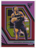 03 — 2022-23 Panini Flux Onyeka Okongwu Red (unnumbered) #198 — Raw — actual card front