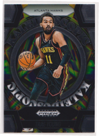 06 — 2024-25 Panini Prizm Black Trae Young Kaleidoscopic Base #12 — Raw — actual card front