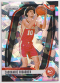 2024-25 Panini Prizm Zaccharie Risacher Ice #265 — actual card front scan